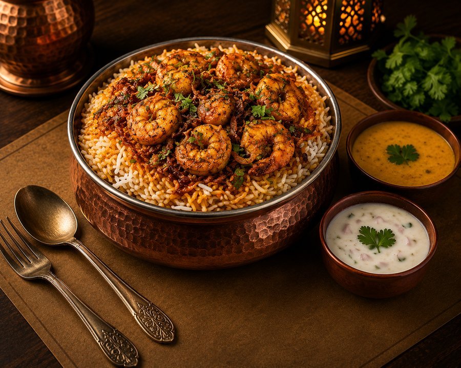 Prawns Biryani